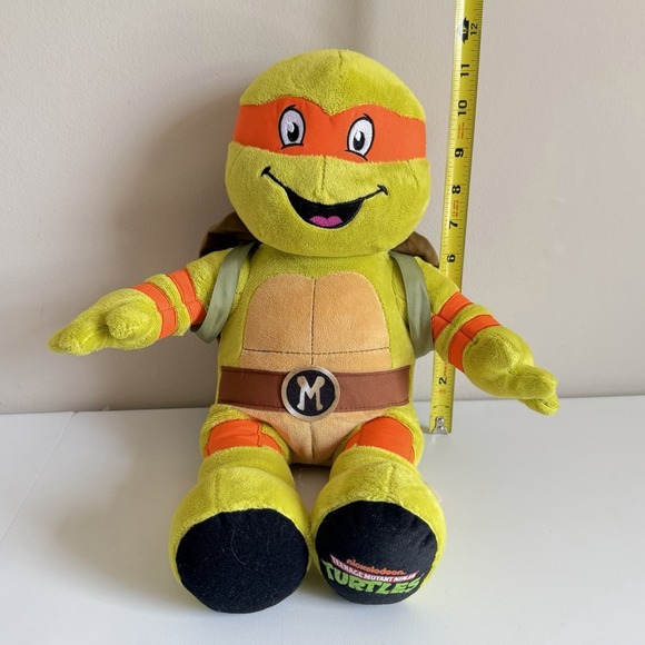 Build A Bear Michelangelo Teenage Mutant Ninja Turtles 2023 Stuffed Animal - Picture 7 of 10